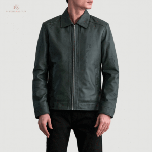 The Apex Inferno Men’s Rugged Leather Biker Jacket