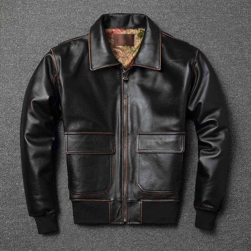A2 Leather Pilot Jacket - Image 2
