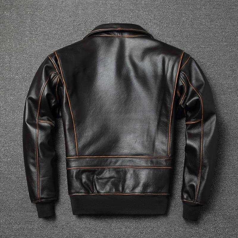 A2 Leather Pilot Jacket - Image 11