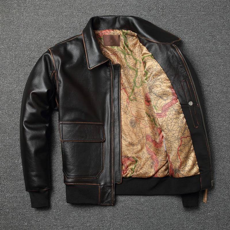 A2 Leather Pilot Jacket - Image 10
