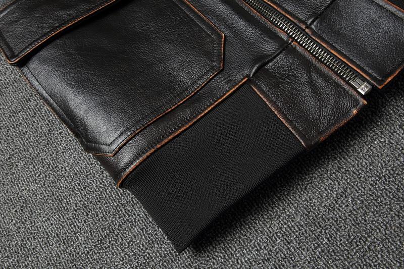 A2 Leather Pilot Jacket - Image 7