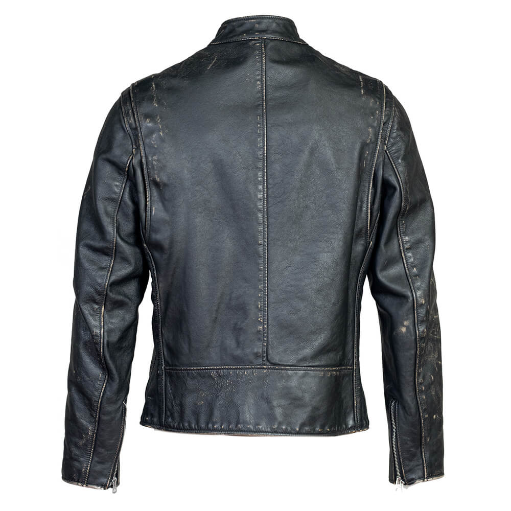 Biker Fit Leather Jacket - Image 2