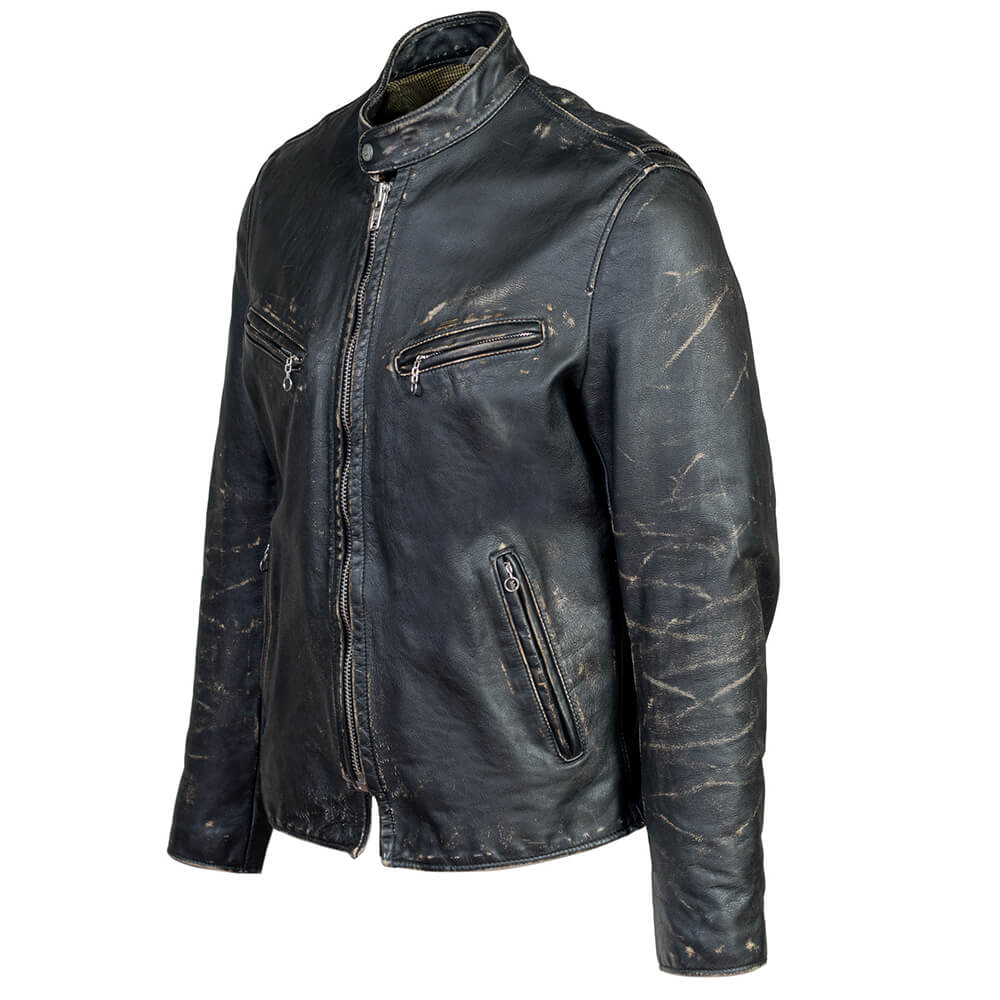 Biker Fit Leather Jacket - Image 3
