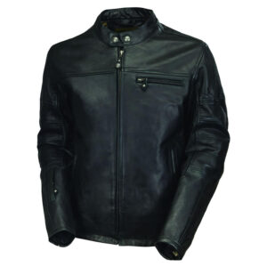 Black Casual Leather Jacket