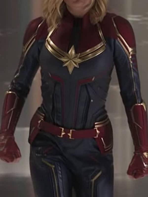 Captain Marvel Carol Danvers Leather Jacket - Image 2