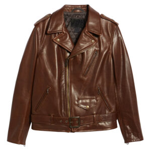 Classic Brown Leather Jacket