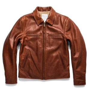 Classic Brown Moto Leather Jacket