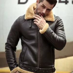 Dark-Brown-Fur-Bomber-Leather-Jacket-1.webp