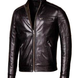 Designer Biker Black LFS Leather Jacket