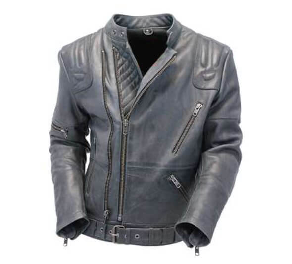 Asymmetric Gray Dual Zipper Jacket