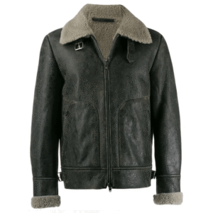 Grey Belt Shearling