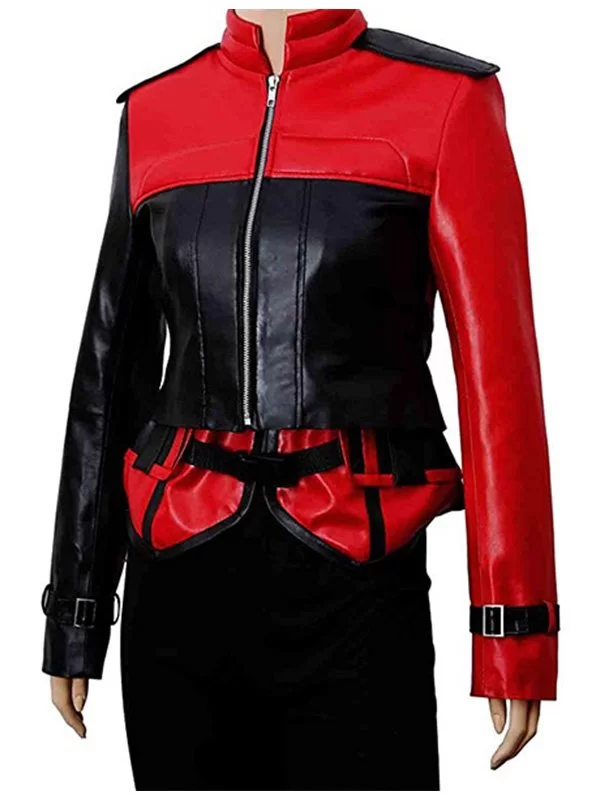 Harley Quinn Injustice 2 Leather Jacket - Image 5