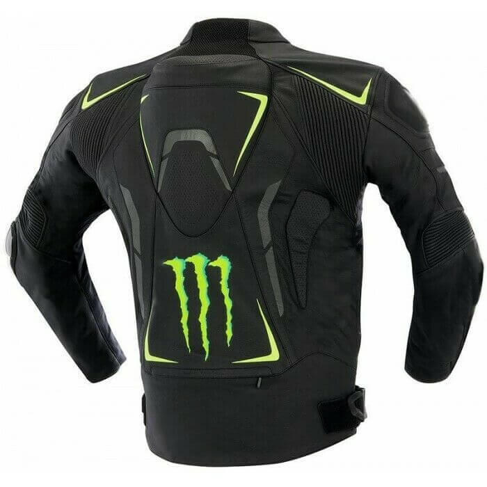Monster Energy Motorcycle Leather Jacket Races MOTOGP Leather Biker Jackets CE - Image 2
