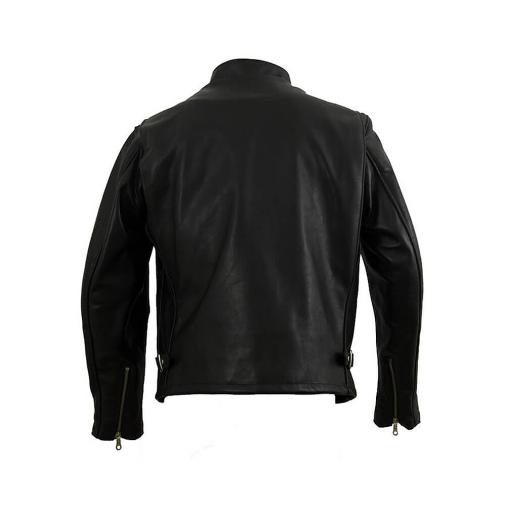 Racer Leather Jacket - Image 2