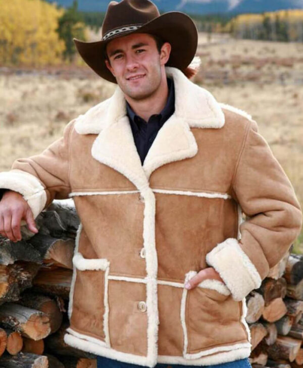Sheepskin Brown Leather Jacket
