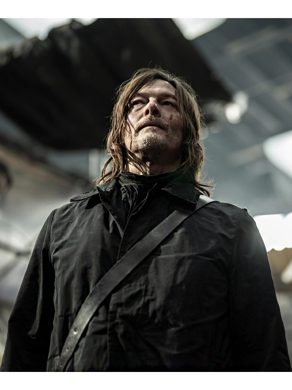The Walking Dead Daryl Dixon Black Coat - Image 3