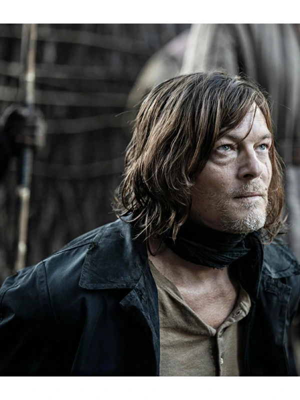 The Walking Dead Daryl Dixon Black Coat - Image 2