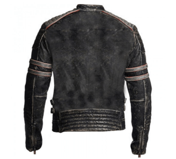Vintage Motorcycle Distressed Black - Image 2