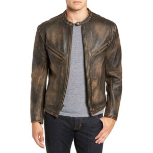 Vintage Racer Leather Jacket